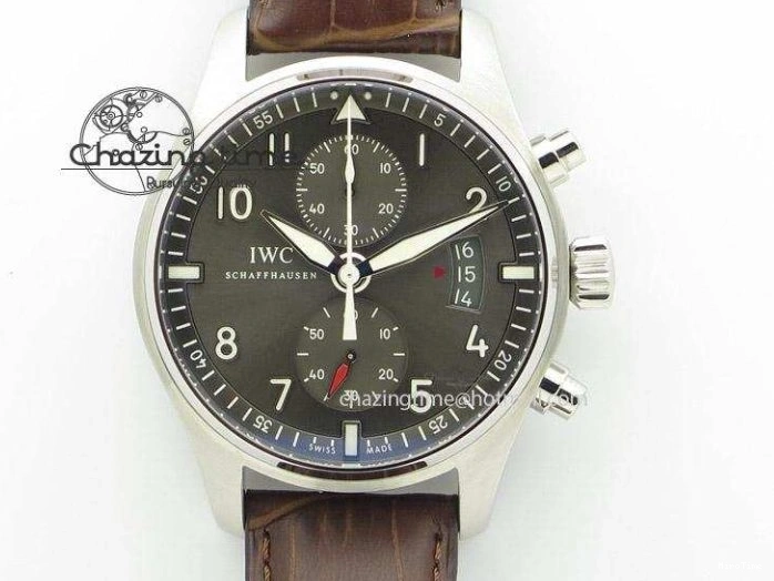 MIROTIME 0501 RelaxedFit Big Pilot Real PR IW500435 “Muhammad Ali” ZF Best Edition On Black Leather Strap A 7295